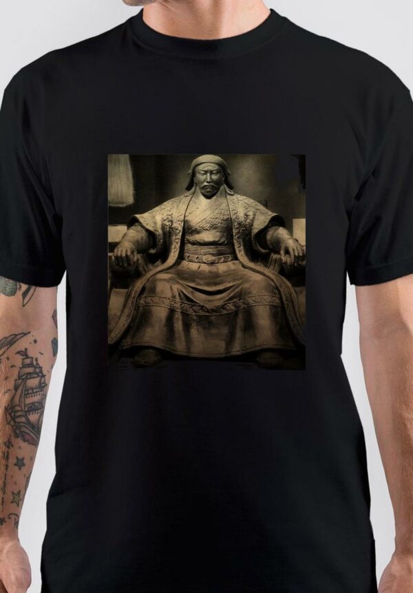 Genghis Khan Black T-Shirt