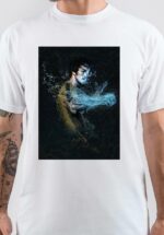 Bruce Lee Water Poster White T-Shirt