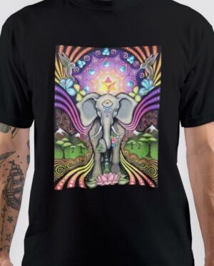 Psychedelic Trance Black T-Shirt