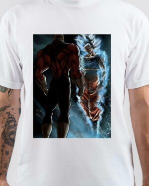 Goku vs Jiren White T-Shirt