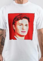 Ansel Elgort White Tshirt