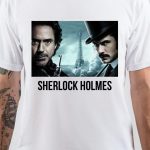 Sherlock Holmes White T-Shirt