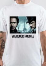 Sherlock Holmes White T-Shirt