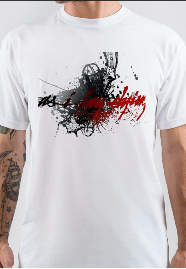 artwork as i lay dying logo by Akanine White T-Shirt