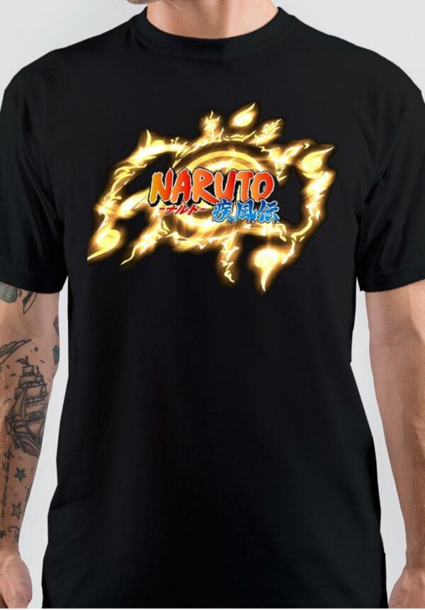 naruto black T-Shirt