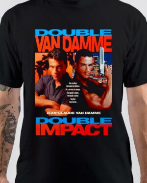 Double Impact Black T-Shirt