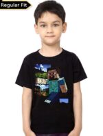 Minecraft Kids Black T-Shirt