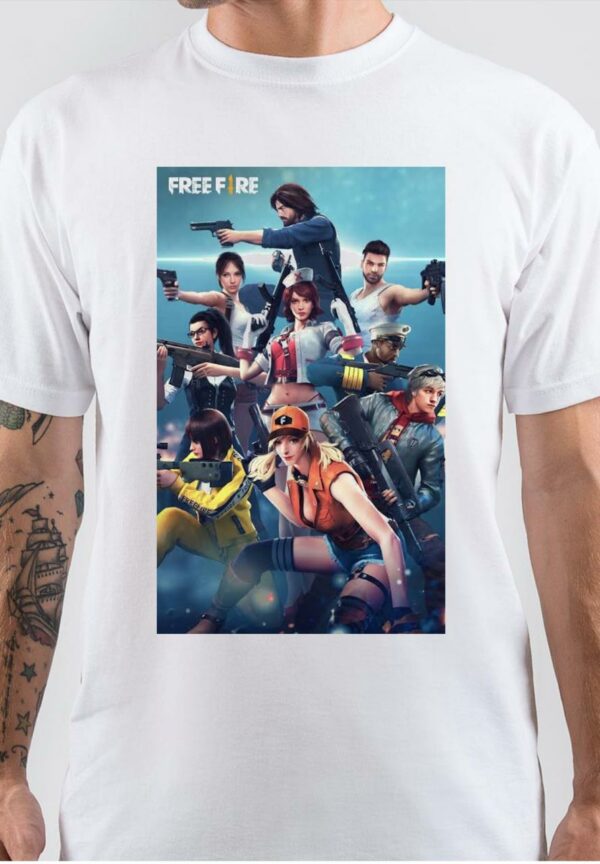 Freefire Squad White T-Shirt