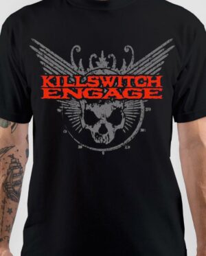 killswitch engage band logo Black T-Shirt