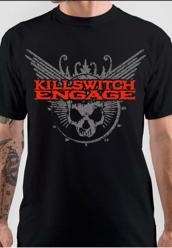 killswitch engage band logo Black T-Shirt