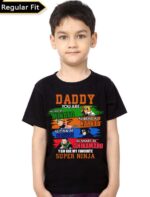 Naruto kids Black T-Shirt