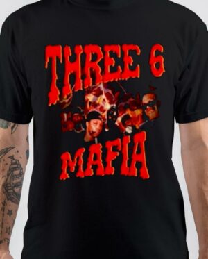 Three 6 Mafia Black T-Shirt