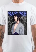 Sasuke Uchiha Naruto White T-Shirt