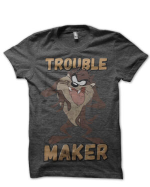Tasmanian devil trouble marker tshirt