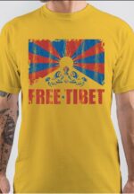 Free Tibet Yellow T-Shirt