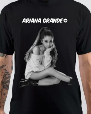 Ariana grande BlackT-Shirt