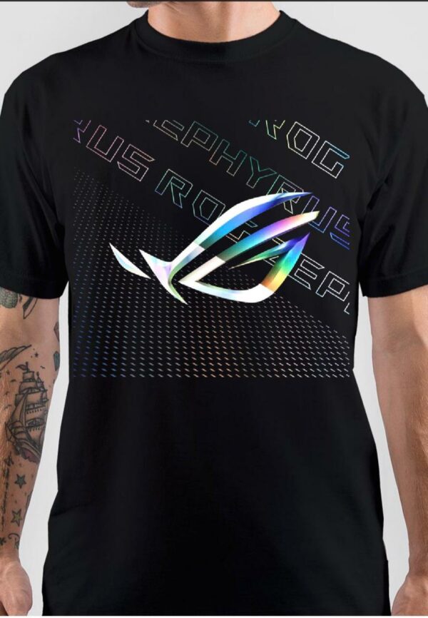 Asus Republic Of Gamers ROG Black T-Shirt