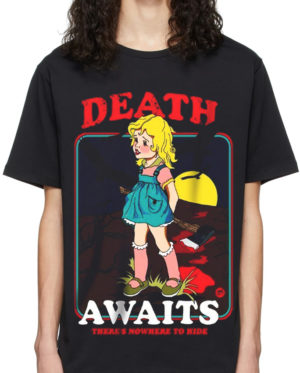 Awaits Death Oversized Drop T-Shirt