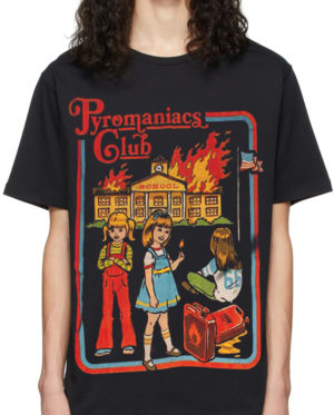 Club Pyromaniacs Oversized Drop T-Shirt
