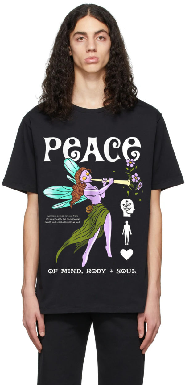 Fairy Peace Oversized Drop T-Shirt