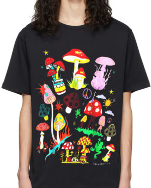 Mashup Mushroom Oversized Drop T-Shirt