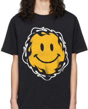 Smiley Oversized Drop T-Shirt