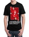 The King Cantona - Manchester United Black T-Shirt