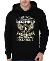Legends Are Born On 7th December Hoodie