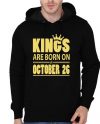 Kings Are Born On October 26 Hoodie