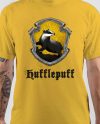 Hufflepuff Half Sleeve Yellow T-Shirt