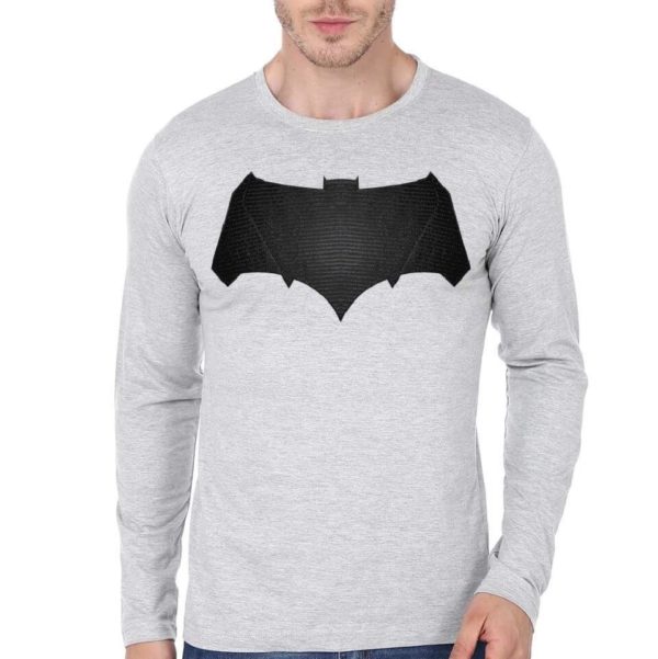 New Batman Grey Full Sleeve T-Shirt