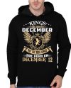 Kings Are Born On December 12 Black Hoodie