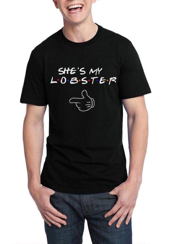 She Is My Lobster Half Sleeve T-Shirt