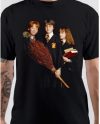 Harry potter Half Sleeve Black T-Shirt