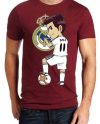 Gareth Bale Real Madrid Half Sleeve Maroon T-Shirt
