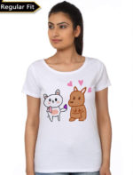 Cute Rabbit Girls T-Shirt