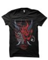 Cyber Punk samurai Black T-Shirt