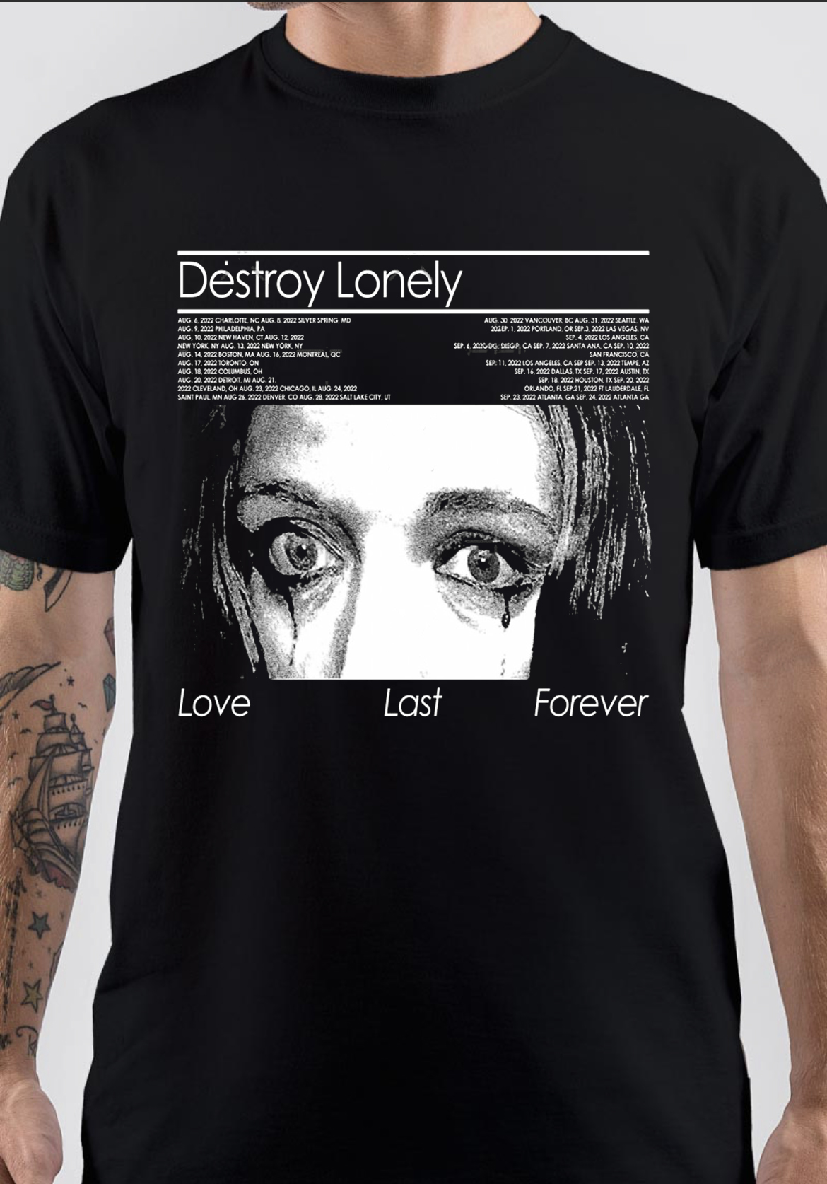 destroy lonely tシャツ
