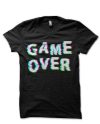 Game Over Illusion Black T-Shirt