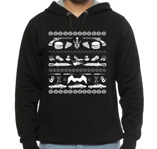 Supernatural Holiday Black Hoodie