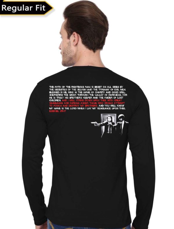 Pulp Fiction Black Full Sleeve T-Shirt - Image 2