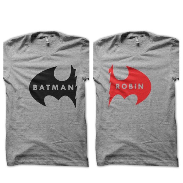 Batman Robin Grey T-Shirt - Image 2