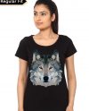 Wolf Girls Black T-Shirt