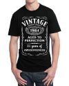 Vintage Born In 1984 Black T-Shirt