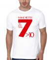 Manchester - the only place where 7>10 White T-Shirt