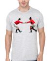 Manchester United's Giggs & Ince Grey T-Shirt