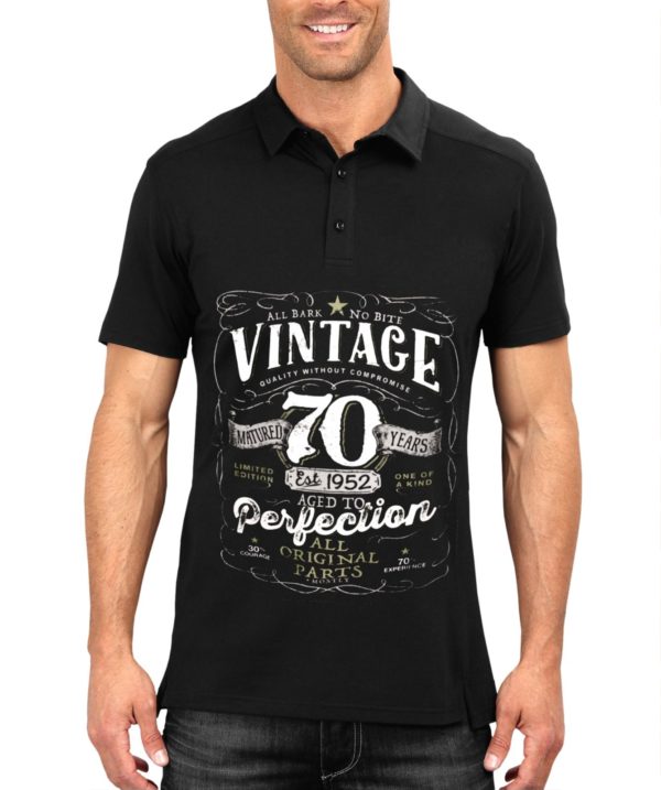 Vintage 70 Years Polo T-Shirt