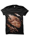 Fitness ABS Black T-Shirt