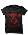 Do You Know, Shinigami Only Eat Apples Black T-Shirt