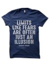 Limits like fears are Micheal Jordan T-Shirt